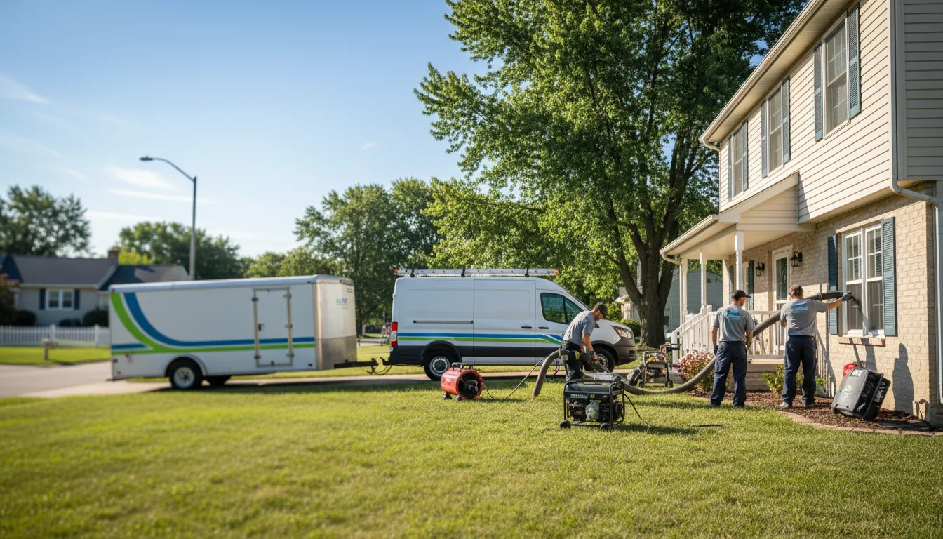 Flooded Basement Restoration And Cleanup With Repair in Grawn, MI near me